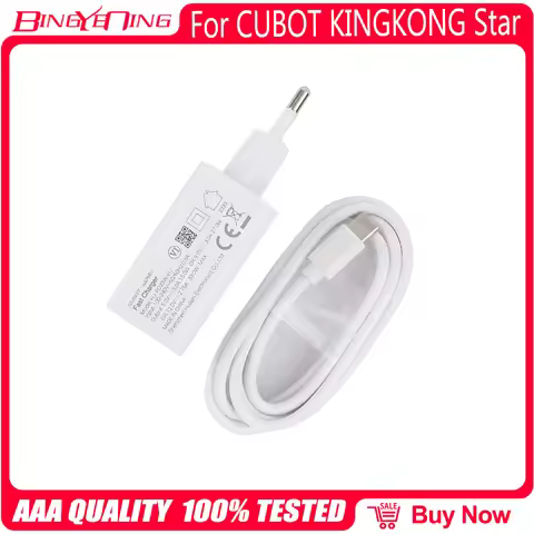 Original GaN Fast Charger For Cubot KINGKONG Star/KINGKONG POWER 3 EU Plug Travel 12V2.75A TPYE-C US