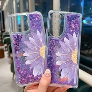 Purple Sunflower vivoY200i Glitter Phone Case Suitable for IQ0013/IQ00Neo10/y300/Y36