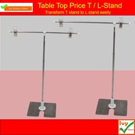 Table Top Price T-Stand / L-Stand Table Posters Stand