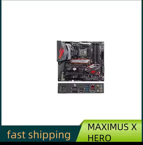 ASUS ROG MAXIMUS X HERO (WI-FIAC)Motherboard Intel Z370 Support i5-9400F i5-9600K i7-9700K CPU DDR4 