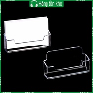 WIN 2Pcs Business Card Stand Acrylics Name Card Stand Display Stand Business Card Stand Desk Busines