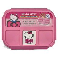 Hello Kitty 凱蒂貓 點心分格 玻璃保鮮盒 1個