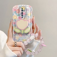 Beautiful Flower Phone Case OPPO Reno2F 2Z Girl Soft Casing OPPO Reno2 Reno3 Reno5 Reno5pro Reno6 Silicone Phone Case OPPO A5 2020 A9 2020