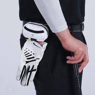 ☊  Japanese Korean Golf Mini Double Ball Bag Skull Golf Bag Golf Small Waist Bag Accessory Bag