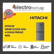 HITACHI HR4N7522DS-XSG 4-DOOR FRIDGE 466L