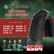 POWERTIRE SPEED S204 4PR - ON ROAD "TIRE SIZE 14,17" (INCHES) MURANG GULONG (TUBETYPE)