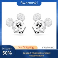 ต้นฉบับแท้ 100% แฟชั่นเครื่องประดับ Swarovski 5668781 Disney ต่างหูสตั๊ด Mickey Mouse ชุบโรเดียมสีขา