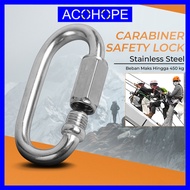 Ahope Carabiner Safety Snap Lock Stainless Steel ChainHOOK - XD-8620