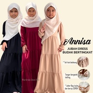Jubah Budak Perempuan IronLess Jubah Budak Remaja Jubah Kanak-Kanak Perempuan Abaya Budak