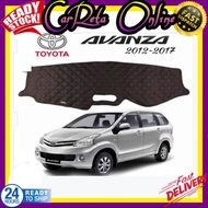 TOYOTA AVANZA  2012 - 2017 D.A.D DASHBOARD COVER @ LAPIK DASHBOARD @ KARPET DASHBOARD @ LAPIK KERETA