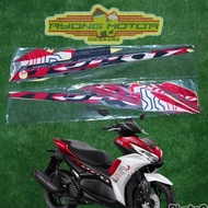 Striping Yamaha New Aerox 155 2023 Merah Putih Original