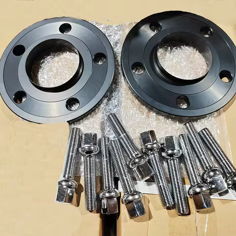 2PCS Modification Wedges 15MM 0.6'' 5x112 66.6MM Wheel Spacer for Mercedes Benz W203 - C Class - C23