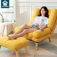 SUICEHNG Foldable Lazy Sofa Chair / Sofa Bed with Legrest