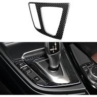 Car Gear Shift Panel Sticker Decal Carbon Fiber Trim fits for BMW F30 F31 F34 3GT F32 F33 F36 2012-2