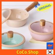 [MELLOW] Marble multi wok frying pan 16cm/20cm/24cm (with lid) - Shipping By Ship