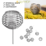 GUTHOP 10pcs Bonsai Baskets, With Spikes Stainless Steel Gardening Fertilization Baskets, Portable S