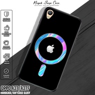 Softcase Oppo A37F / A37 - Casing Oppo A37hp / A37F Magsafe Logo Motif - Silicone Oppo A37Fhp - OPPO