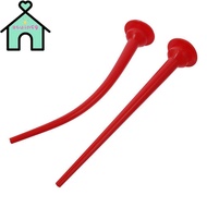 OTUINSG Caulking Nozzle, Glass Cement Red Long Sausage Nozzle, Reusable 11.8in Curved Caulking Nozzl