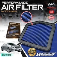 Works Engineering Air Filter Lexus IS220 IS250 IS350 GS350 GS430 2009-2020 Toyota Mark X 2.5 3.5 V6 