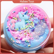 100ML Unicorn Puff Slime Clay Light Clay Colorful Clay Sand Fluffy Light Plasticine For Kids