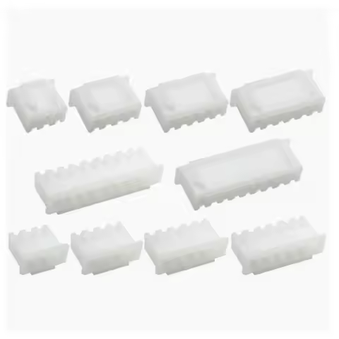 100pcs XH2.54 Connector Header Housing 2.54mm Terminal Plastic Shell Socket XH-2P/3P/4P/5P/6/7P/8P/9