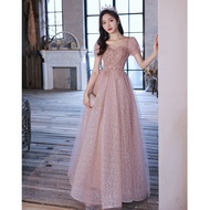EAGLELY Banquet High-End Fairy 2024 Long Evening Dress For Women Elegant Dinner Party Formal Event P