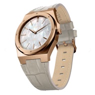 Women Valuchi Signature 36mm -  Leather Mother of Pearl - Luxury Watch