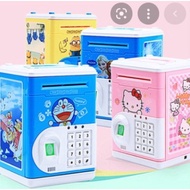 ATM Machine with Fingerprint Tabung Simpanan ATM Password Safe Box Tabung Music Coin Bank