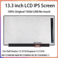 13.3 Inch Laptop LCD Screen NV133WUM-N60 M133NW4J R2 B133UAN01.1 For Dell Vostro 13 5310 Inspiron 13