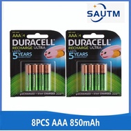 4-20pcs Duracell 1.2V AAA 850mAh แบตเตอรี่สําหรับของเล่นแบตเตอรี่นาฬิกากล้องเมาส์ Flashligh