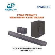 BRAND NEW 2023 SAMSUNG 11.1.4CH SOUNDBAR HW-Q990C @$1499 ONLY. 1 YEAR WARRANTY BY SAMSUNG