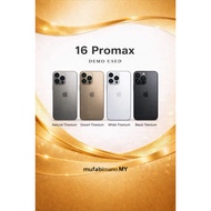 (Demo Used) IPHONE 16 Pro Max(Free Gift)