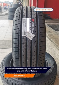 205/50R17 Yokohama W/ Free Stainless Tire Valve and 120g Wheel Weights (PRE-ORDER)