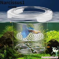 NARCISSUS Aquarium Isolation Box, Acrylic Shrimp Guppy Floating Hatching Box,  Detachable Transparen