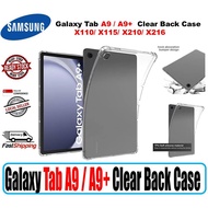 Clear Back Case for Samsung Galaxy Tab A9+ (11 inches) | Tab A9 (8.7 inches) | Soft Silicone Transparent | Ready Stock
