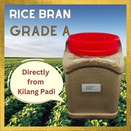 Grade A Rice Brain /Dedak Padi halus/ Moina food/ Chrollera/ Bokashi/ greenwater