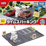 日本TOMICA多美卡仿真場景模型玩具小車計時停車場可折疊不含小車