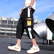 FINDEEEE shorts men's trend summer thin Korean casual 7-point ice silk overalls fashion brand ins 7-
