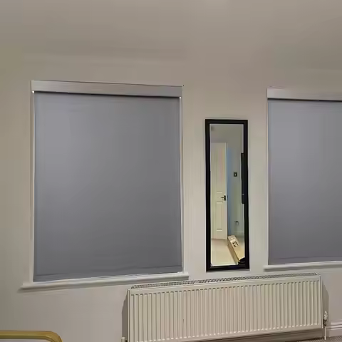 Best Quality Customized Size Motorized Roller Blinds with Smart Wifi Alexa Control for Modern Living