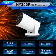 HY300pro+Barrel Projector Ultra Short Throw Mini HD4K Portable Home Projector