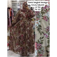 Bangkok Gamis / Ceruty babydoll motif