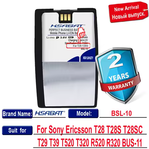 1700mAh BSL10 BSL-10 Battery for Sony Ericsson T28 T28S T28SC T29 T39 T520 T320 R520 R320 BUS-11 Bat