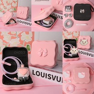 Cute cartoon Wave Charger Protector Cover For XM 67w red mi note 12 MDY-15-ET Charger Case BOW Bag c