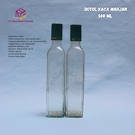 BKMJK500 500ml glass bottle box oilOlive 500ml oil bottle/ 500ml honey bottle/