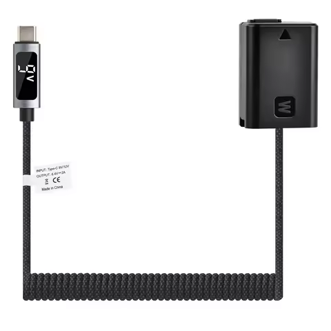 NP-FW50 Power Adapter Type-C PD 20W FW50 Dummy Battery For Sony A6400 A6300 A6500 A7 A7II A7RII A7SI