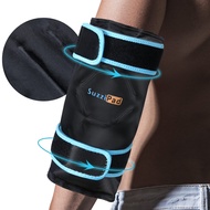 SuzziPad Elbow Ice Pack for Tendonitis and Tennis Elbow, Wearable Ice Elbow Wrap with Cold Compress,