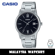 (100% Original) Casio MTP-V002D-1B3 Quartz Black Dial Stainless Steel Men's Watch MTPV002D MTPV002D-