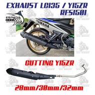 Ekzos Racing ESPADA EXHAUST 28mm 30mm 32mm E4 Y15ZR LC135 V1-V7 RFS150I LC135FI V8 CUTTING STANDARD 