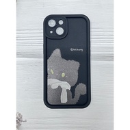 Unused Cheap Sale Cute Sweetheart Cat Black Shell Gray iphone14 White iphone14pro