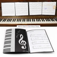BLISS Music Score Holder, 4 Pages Writing Modification Expand Music Folder, Partition Folder Directl
